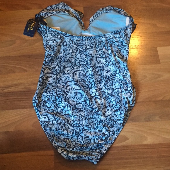 Polo Ralph Lauren Seaside Floral Bandeau One Piece - Picture 6 of 6